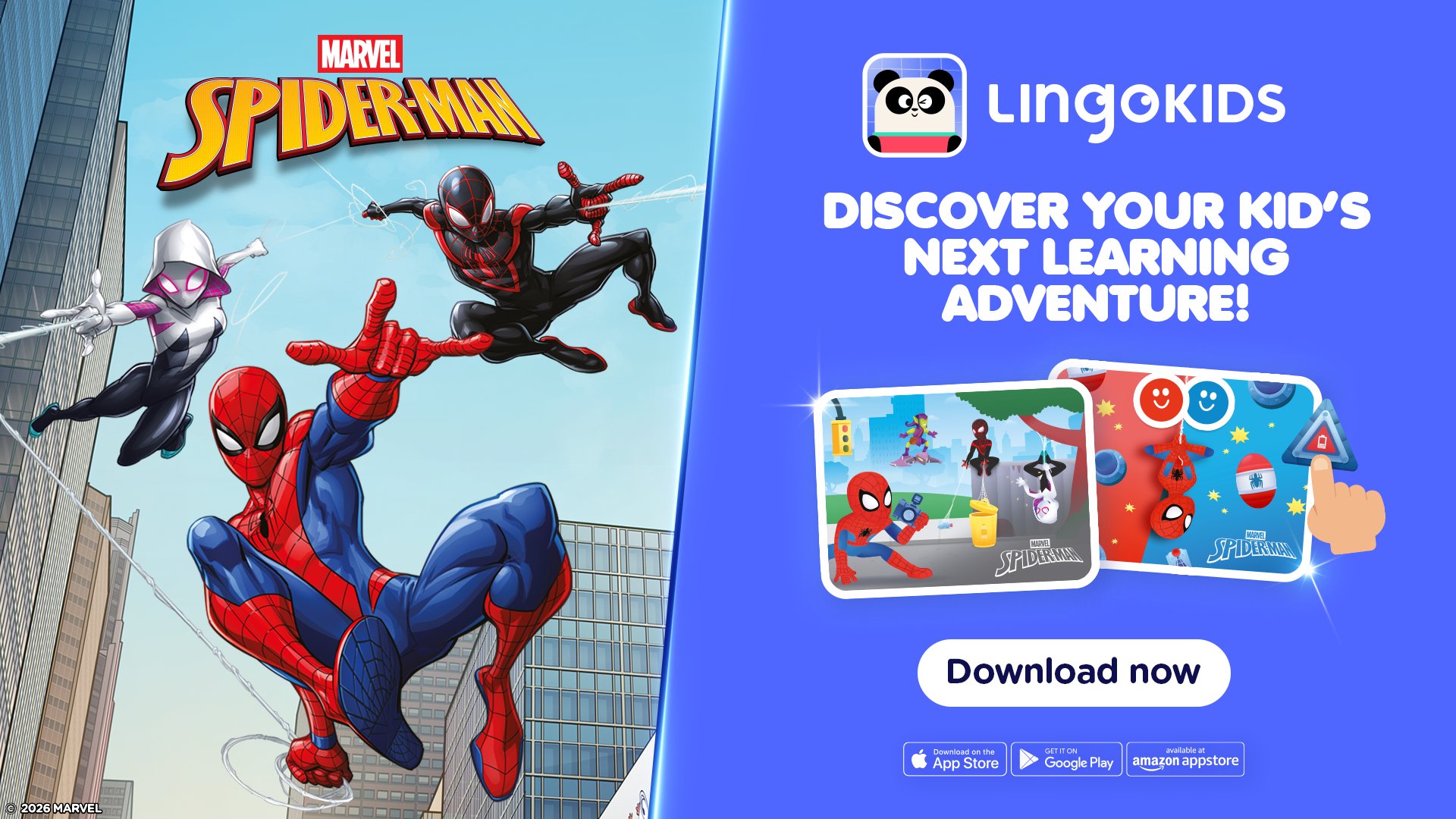 Marvel 蜘蛛人聯名 Lingokids